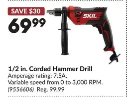 Princess Auto 1/2 in. Corded Hammer Drill offer