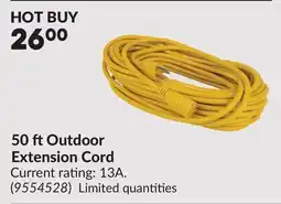 Princess Auto 50 ftOutdoor Extension Cord offer