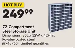 Princess Auto 72-Compartment Steel Storage Unit offer