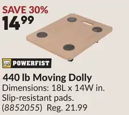 Princess Auto 440 lb Moving Dolly offer