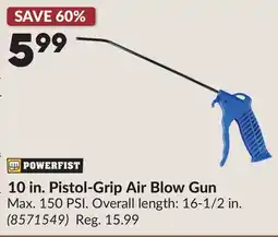 Princess Auto 10 in. Pistol-Grip Air Blow Gun offer