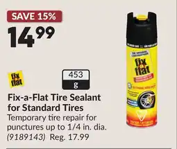 Princess Auto Fix-a-Flat Tire Sealant for Standard Tires offer
