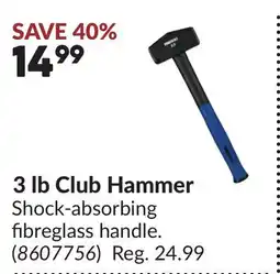 Princess Auto 3 lb Club Hammer offer