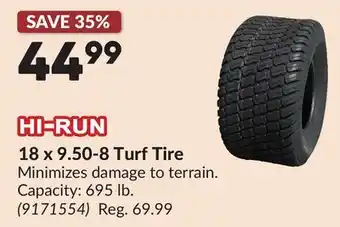 Princess Auto 18 x 9.50-8 Turf Tire offer