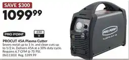 Princess Auto PROCUT 45A Plasma Cutter offer