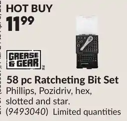 Princess Auto 58 pc Ratcheting Bit Set offer