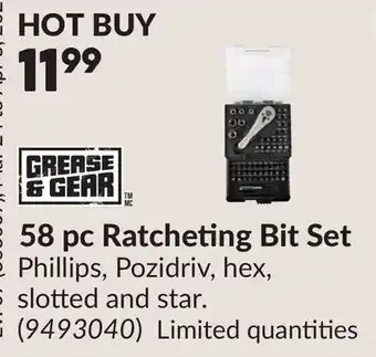 Princess Auto 58 pc Ratcheting Bit Set offer