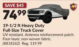 Princess Auto 19-1/2 ftHeavy Duty Full-Size Truck Cover offer