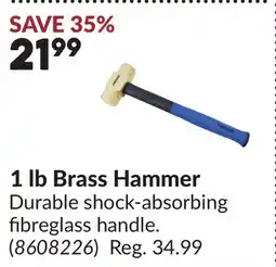 Princess Auto 1 lb Brass Hammer offer
