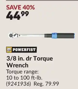 Princess Auto 3/8 in. dr Torque Wrench offer