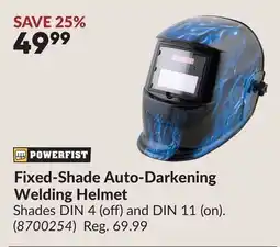 Princess Auto Fixed-Shade Auto-Darkening Welding Helmet offer