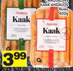 Supermarché PA CRAQUELINS KAAK ANDALOS / Rusks offer