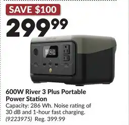 Princess Auto 600W River 3 Plus Portable Power Station offer
