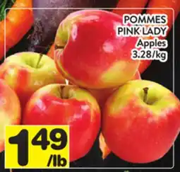 Supermarché PA POMMES PINK LADY / Apples offer