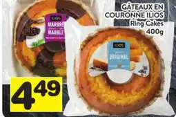 Supermarché PA GÂTEAUX EN COURONNE ILIOS / Ring Cakes offer