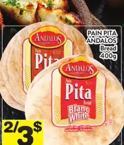 Supermarché PA PITA ANDALOS ANDALOS / Bread offer