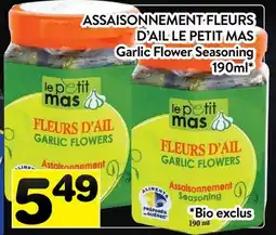 Supermarché PA D'AIL LE PETIT MAS | Garlic Flower Seasoning offer