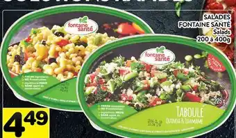 Supermarché PA SALADES FONTAINE SANTÉ / Salads offer