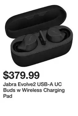 Newegg Jabra Evolve2 USB-A UC Buds w Wireless Charging Pad offer