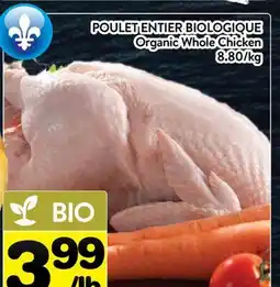 Supermarché PA POULET ENTIER BIOLOGIQUE / Organic Whole Chicken offer