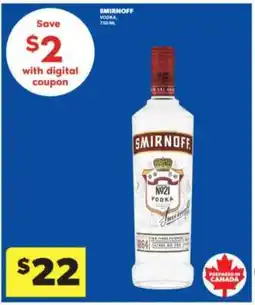 Real Canadian Liquorstore Smirnoff Vodka offer