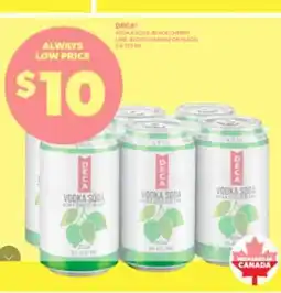 Real Canadian Liquorstore DECA Vodka Soda offer