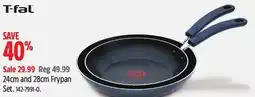 Canadian Tire T-fal 24cm and 28cm Frypan Set offer