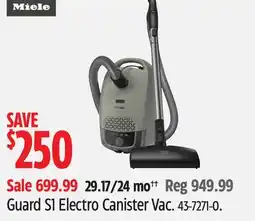 Canadian Tire Miele Guard S1 Electro Canister Vac offer