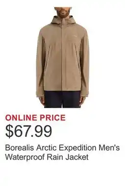 Costco Borealis Arctic Expedition Men's Waterproof Rain Jacket offer