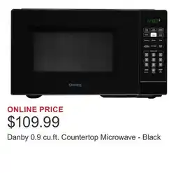 Costco Danby 0.9 cu.ft. Countertop Microwave - Black offer