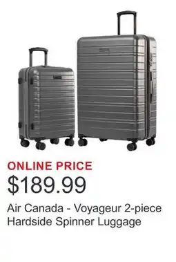 Costco Air Canada - Voyageur 2-piece Hardside Spinner Luggage offer