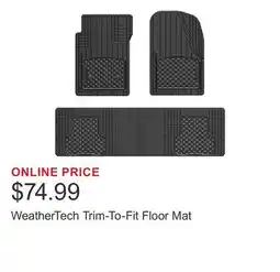 Costco WeatherTech Trim-To-Fit Floor Mat offer