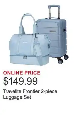 Costco Travelite Frontier 2-piece Luggage Set offer