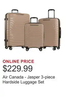 Costco Air Canada - Jasper 3-piece Hardside Luggage Set offer