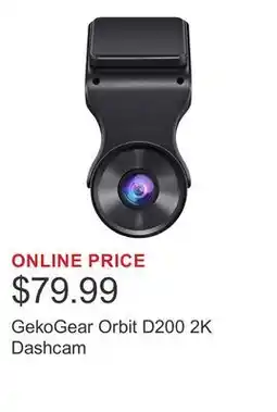 Costco GekoGear Orbit D200 2K Dashcam offer