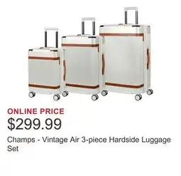 Costco Champs - Vintage Air 3-piece Hardside Luggage Set offer