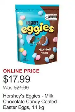 Costco Hershey's Eggies - Milk Chocolate Candy Coated Easter Eggs offer
