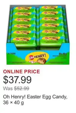 Costco Oh Henry! Easter Egg Candy, 36 × offer