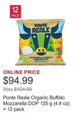 Costco Ponte Reale Organic Buffalo Mozzarella DOP 125 g (4.4 oz) × offer