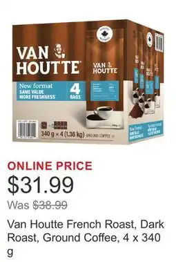 Costco Van Houtte French Roast, Dark Roast, Ground Coffee offer