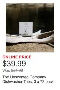 Costco The Unscented Company Dishwasher Tabs, 3 x offer