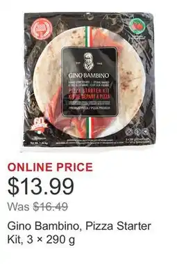 Costco Gino Bambino, Pizza Starter Kit, 3 × offer