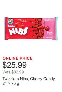 Costco Twizzlers Nibs, Cherry Candy, 24 × offer