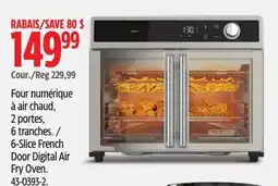 Canadian Tire 6-Slice French Door Digital Air Fry Oven Black-decker offer