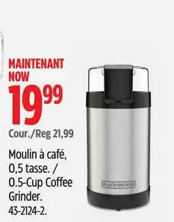 Canadian Tire 0.5-Cup Coffee Grinder offer