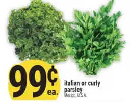 Marché Adonis Italian or curly parsley offer