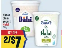 Marché Adonis Khaas plain yogurt Halal offer