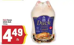 Marché Adonis Halal frozen whole duck offer