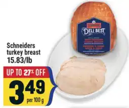 Marché Adonis Schneiders Turkey Breast offer