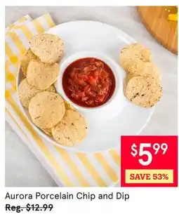 Kitchen Stuff Plus Aurora Porcelain Chip and Dip offer